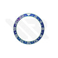 GMT-24 Ceramic Sloped Matte Finished Bezel Insert for SKX/SRPD - White Rainbow