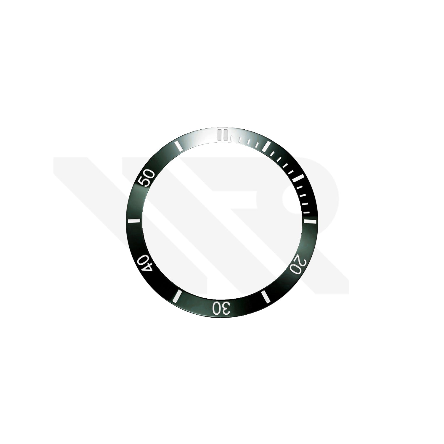 Replacement Ceramic Bezel Ring Compatible with Emile Chouriet Challenger 42.5mm 08.1169 Series : Green