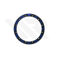 GMT-24 Ceramic Sloped Matte Finished Bezel Insert for SKX/SRPD - Black-Blue