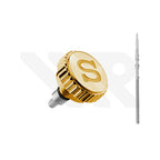 SKX007 Big Crown Crown: Gold with Logo (Polished)