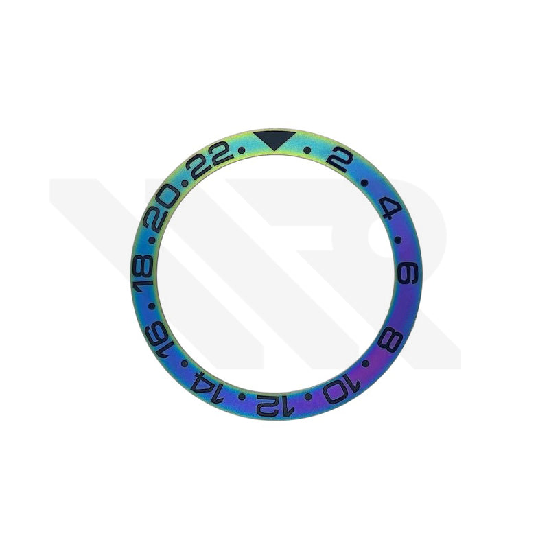 GMT-24 Ceramic Sloped Matte Finished Bezel Insert for SKX/SRPD - Rainbow