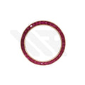 Replacement Cubic Zirconia Bezel Compatible with Rolex Daytona : Rose Gold Bezel with Red CZ