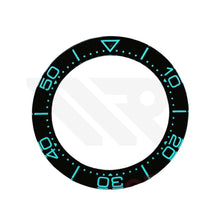 Load image into Gallery viewer, Replacement Sapphire Bezel Insert Compatible with Omega Seamaster Ploprof 1200m : Black
