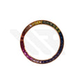 Replacement Cubic Zirconia Bezel Compatible with Rolex Daytona : Rose Gold Bezel with Rainbow CZ