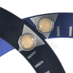 Replacement Aluminum Bezel Insert Compatible with Rolex Submariner Date : Flat 4 with Patina Pip