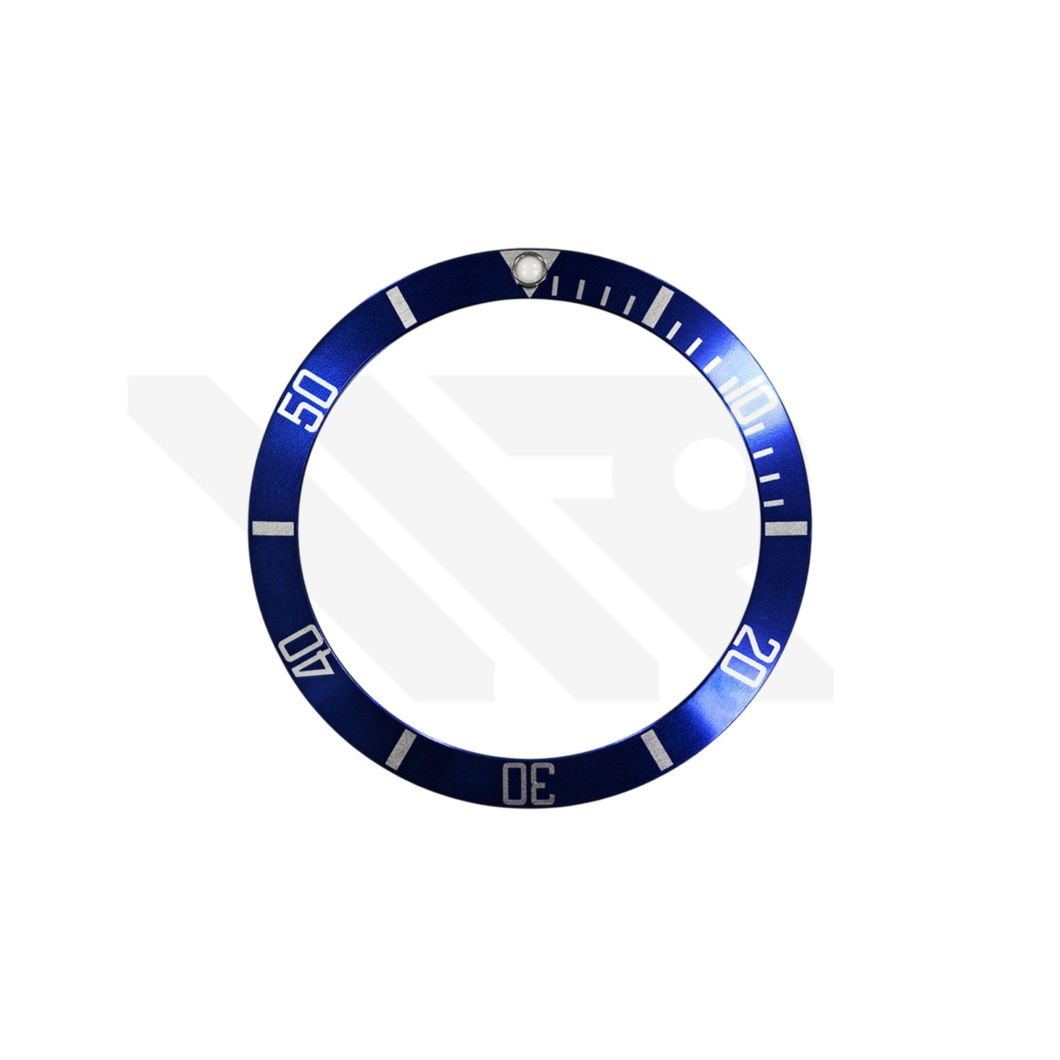 Replacement Aluminum Bezel Insert Compatible with Rolex Submariner Date 16610 : Blue