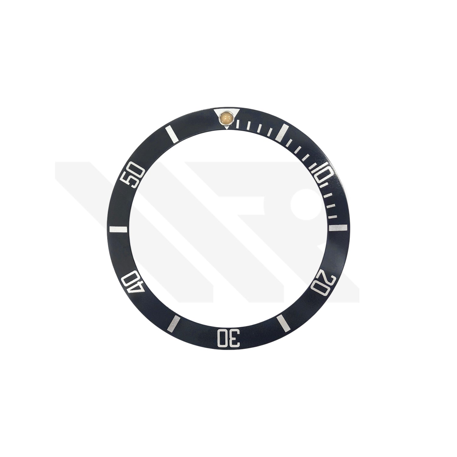 Replacement Aluminum Bezel Insert Compatible with Rolex Submariner Date : Standard 4 with Patina Pip