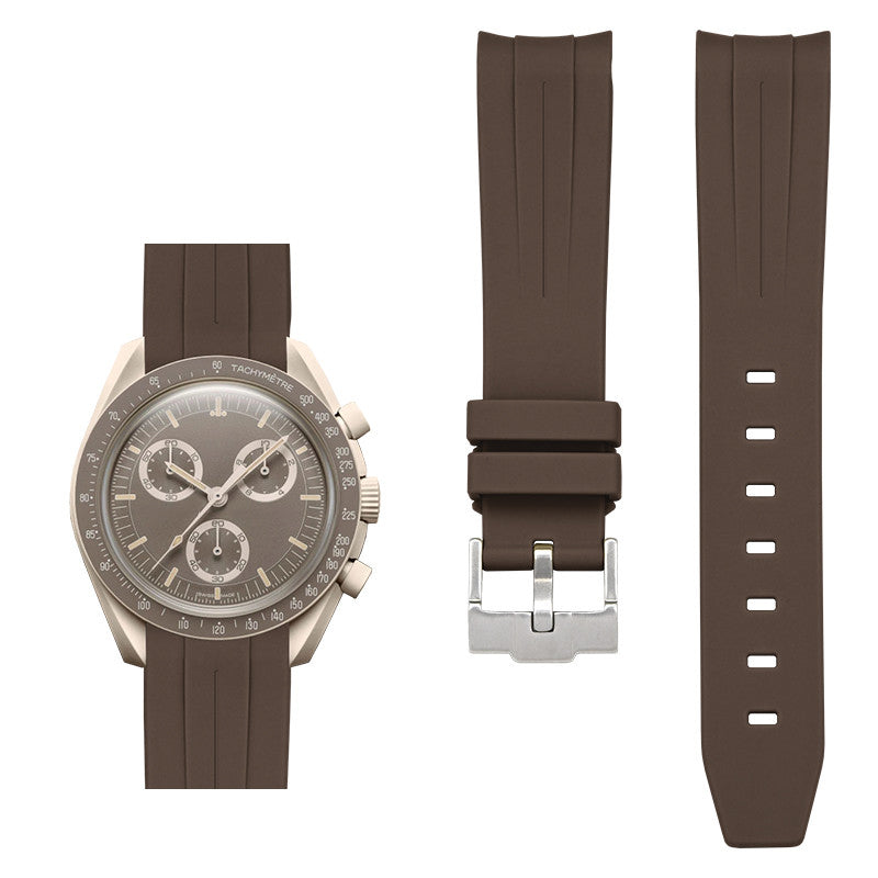 Rubber B Style Strap Compatible with Omega x Swatch MoonSwatch