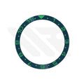 Dual Time GMT Style Ceramic Flat Bezel Insert for SKX / SRPD - Navy-Green
