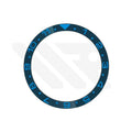 Dual Time Ceramic Flat Bezel Insert for SKX / SRPD - Navy Blue