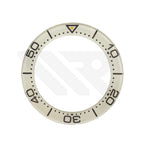 Replacement Sapphire Bezel Insert Compatible with Omega Seamaster Ploprof 1200m : White