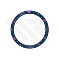 Dual Time Ceramic Flat Bezel Insert for SKX / SRPD - Navy / Purple