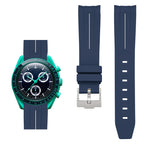 Rubber B Style Strap Compatible with Omega x Swatch MoonSwatch