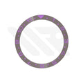 Dual Time GMT Style Ceramic Flat Bezel Insert for SKX / SRPD - Gray-Purple