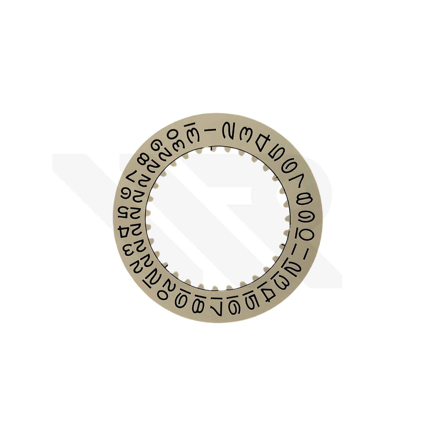 Replacement Open 6 Date Disc Compatible with Rolex Cal 3035: Champagne