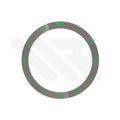 Dual Time GMT Style Ceramic Flat Bezel Insert for SKX / SRPD - Gray-Green