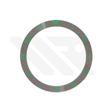 Charger l&#39;image dans la galerie, Dual Time GMT Style Ceramic Flat Bezel Insert for SKX / SRPD - Gray-Green
