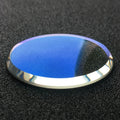 33mm Double Domed Wide Chamfer Mineral Crystal (Blue AR Coating)