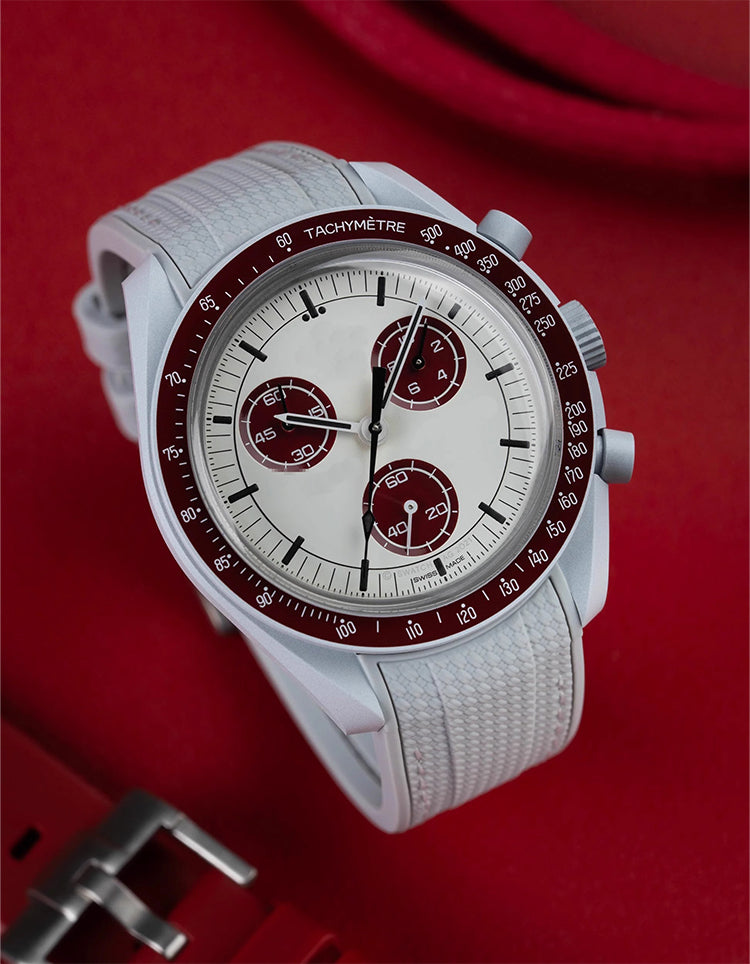 Rubber Strap Compatible with Omega x Swatch MoonSwatch