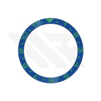 Dual Time Ceramic Flat Bezel Insert for SKX / SRPD - Blue / Green