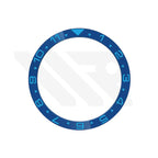 Dual Time Ceramic Flat Bezel Insert for SKX / SRPD - Blue / Blue