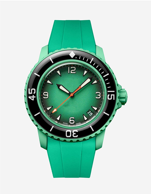 Rubber B Style Strap for Blancpain x Swatch Ocean Of Storms