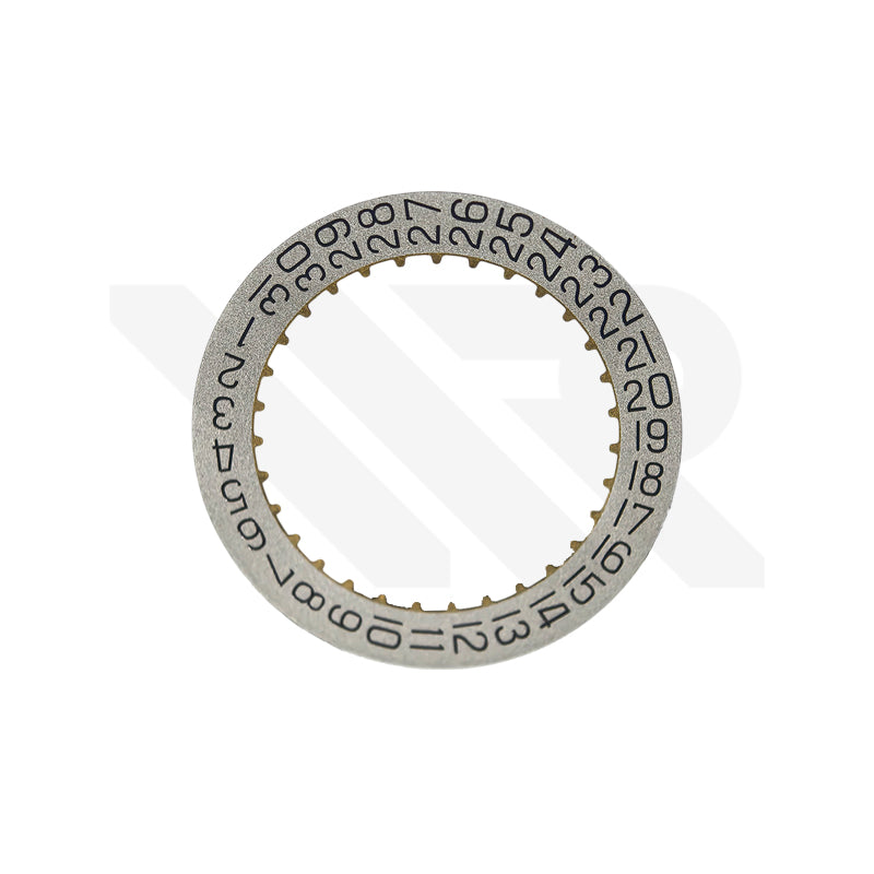 3 O'clock Date Disc for ETA-2892 Automatic Movement - Sandblasted Silv ...