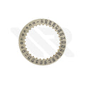 3 O'clock Date Disc for ETA-2892 Automatic Movement - Frosted Champagne Silver