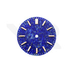Lapis Lazuli Stone No Date Dial for Seiko Mod: GS Style Indices
