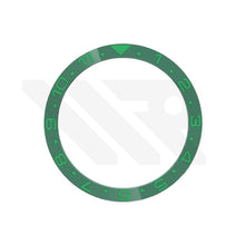 Charger l&#39;image dans la galerie, Dual Time GMT Style Ceramic Flat Bezel Insert for SKX / SRPD - Green-Green
