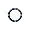 Replacement Sapphire Bezel Insert Compatible with Blancpain Fifty Fathoms Automatique 5015 : Black
