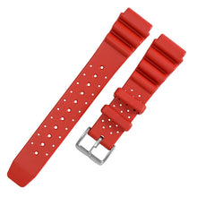 Load image into Gallery viewer, Rubber Diver Strap for Seiko Monster Series - Red
