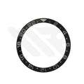 GMT 24 Sapphire Full Lume Flat Bezel Insert for SKX/SRPD - Black