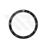 GMT 24 Sapphire Full Lume Flat Bezel Insert for SKX/SRPD - Black