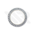 6 O'clock Date Disc for ETA-2892 Automatic Movement - Satin Silver