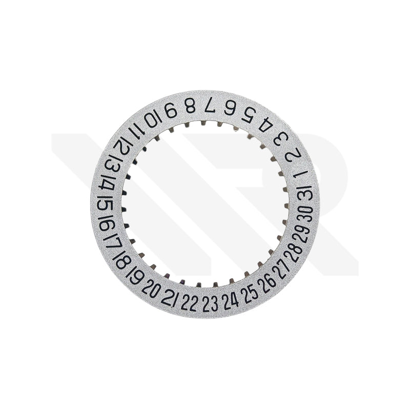 6 O'clock Date Disc Compatible with Cartier Cal. 1847 Automatic Movement - Satin Silver