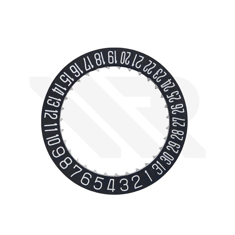 Date Wheel for Miyota 9015 : Black (6h)