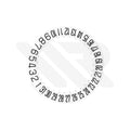 Date Wheel for Miyota 9015 : White (6h)