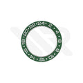 Replacement GMT Hour Disc Compatible with Rolex Skydweller Cal.9001 , Cal.9002 : Bright Green