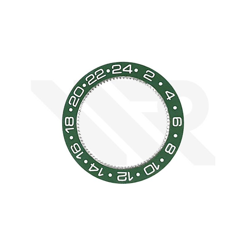 Replacement GMT Hour Disc Compatible with Rolex Skydweller Cal.9001 , Cal.9002 : Bright Green