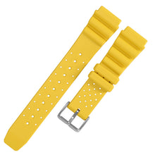 Load image into Gallery viewer, Rubber Diver Strap for Seiko Monster Series - Yellow
