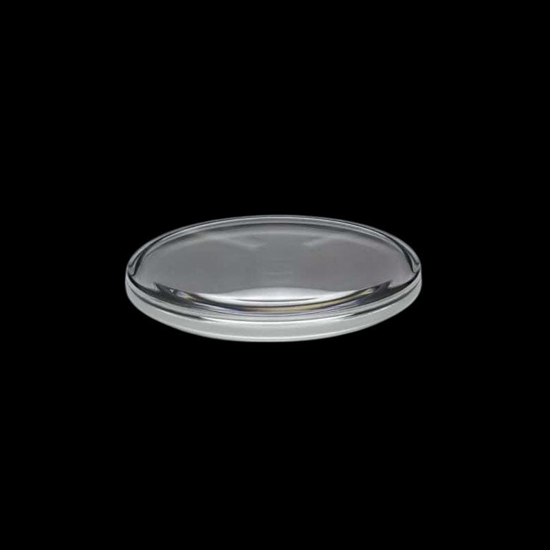Domed Pan Shape Sapphire Crystal : 30.5 x 4.5 x 1.2mm