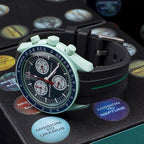 Rubber B Style Strap Compatible with Omega x Swatch MoonSwatch