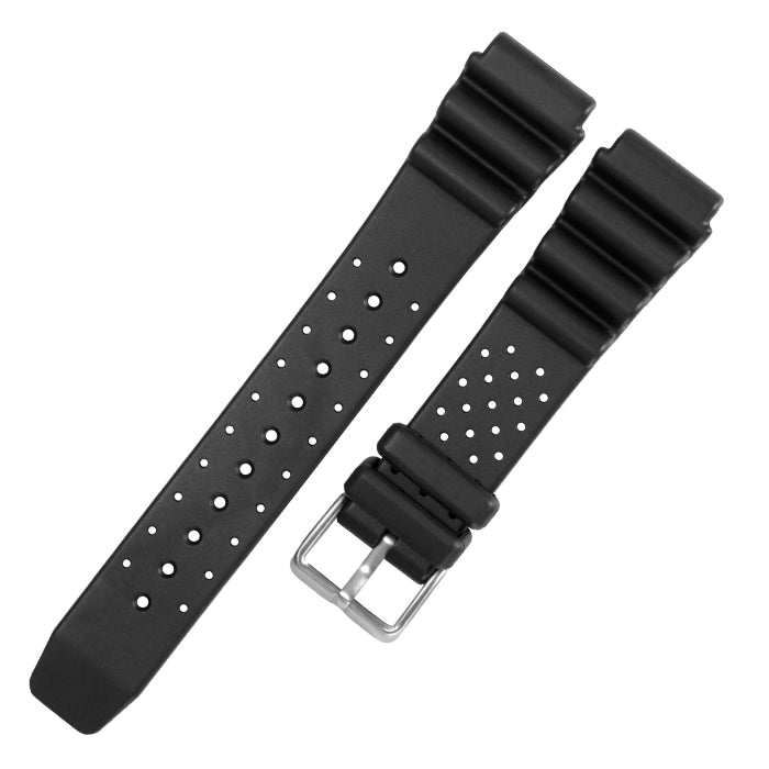 Rubber Diver Strap for Seiko Monster Series - Black