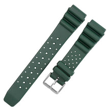 Load image into Gallery viewer, Rubber Diver Strap for Seiko Monster Series - Green
