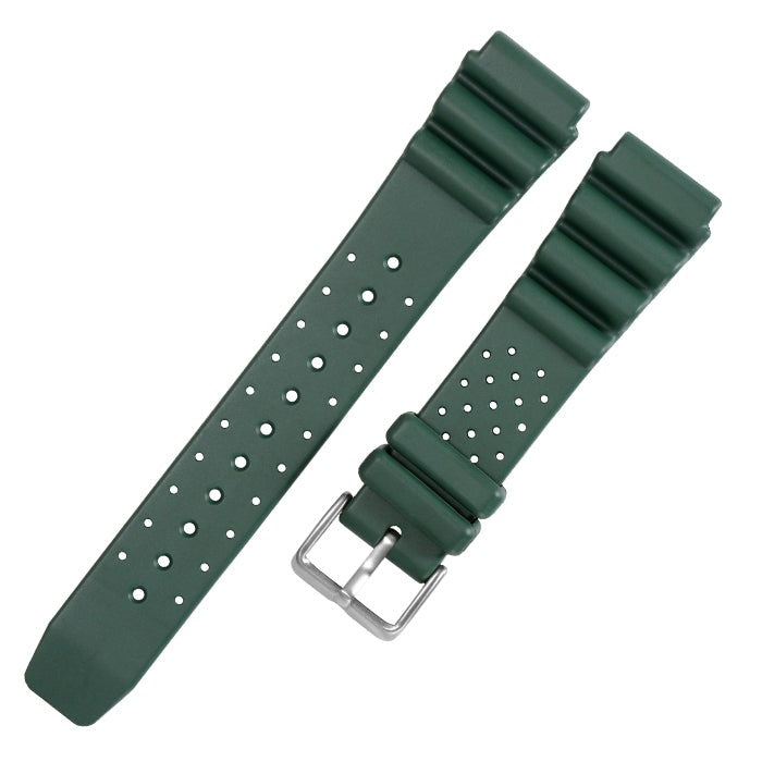 Rubber Diver Strap for Seiko Monster Series - Green