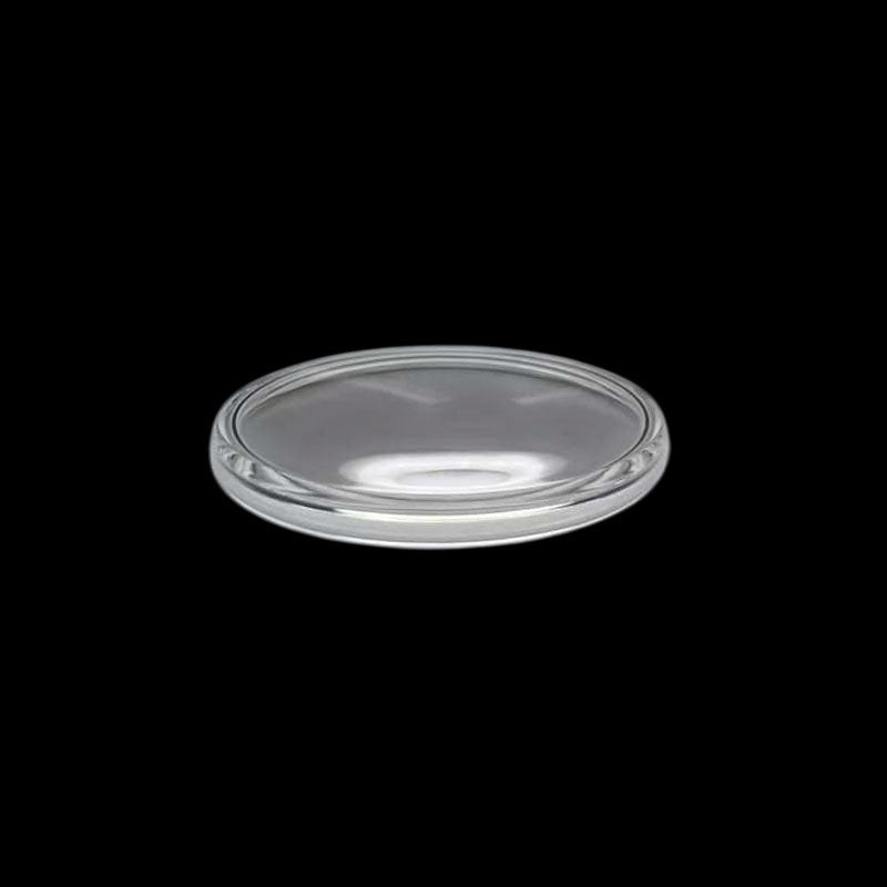 Domed Pan Shape Sapphire Crystal : 31.5 x 3.9 x 1.5mm