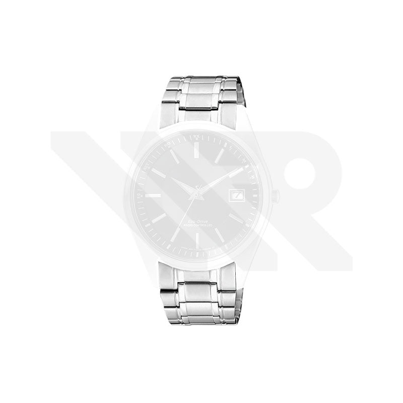 Replacement Stainless Steel Bracelet Compatible with Citizen Eco-Drive Radio Controlled AS5050
