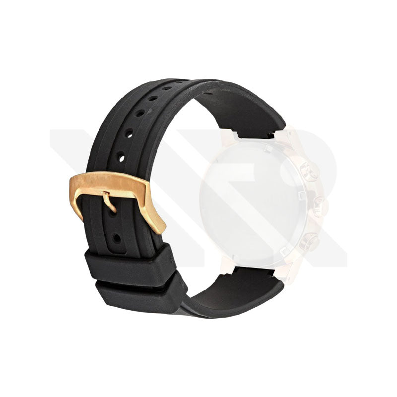 Replacement Rubber Strap Compatible with Citizen Eco-Drive Chronograph AT2403