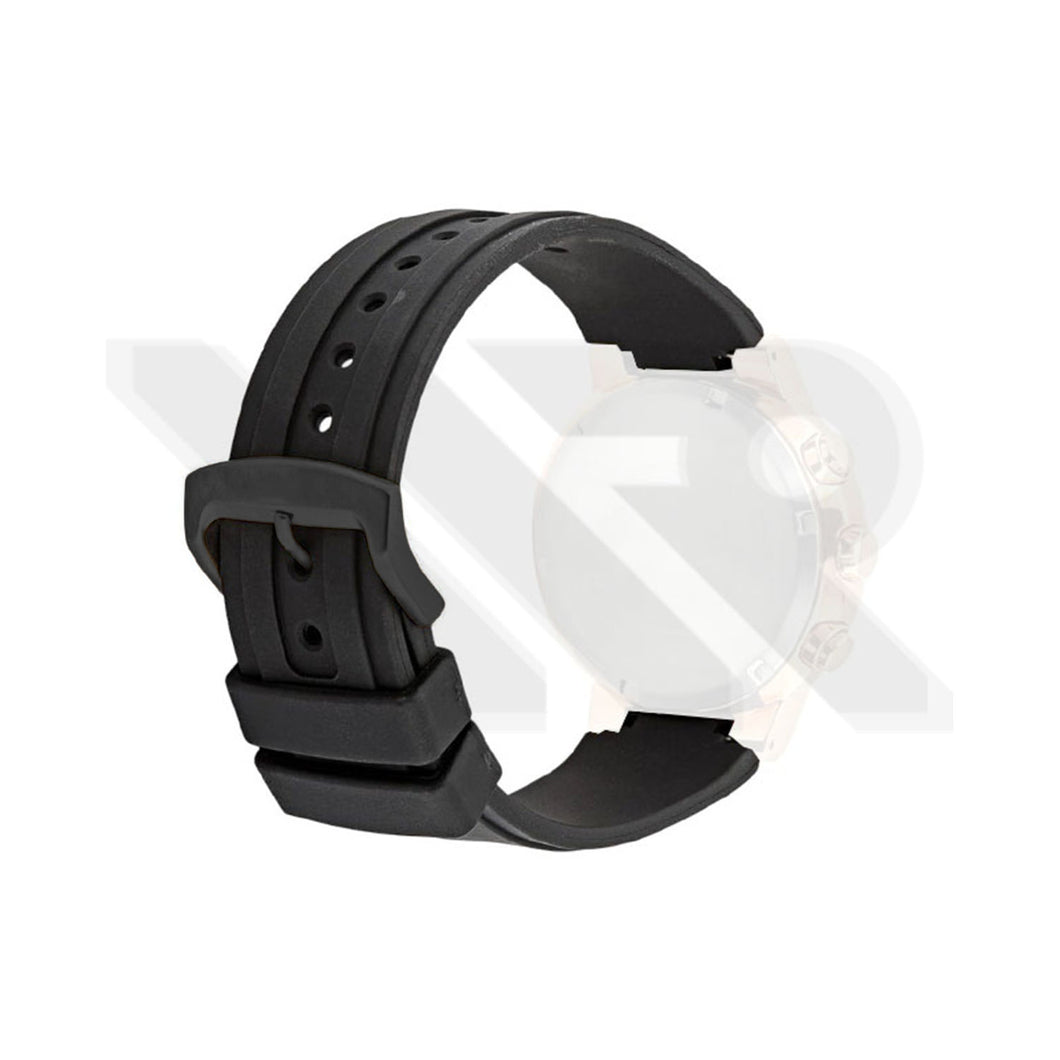 Replacement Rubber Strap Compatible with Citizen Eco-Drive Chronograph AT2405
